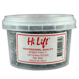 Hi Lift Bobby Pins Silver 250Gmtub