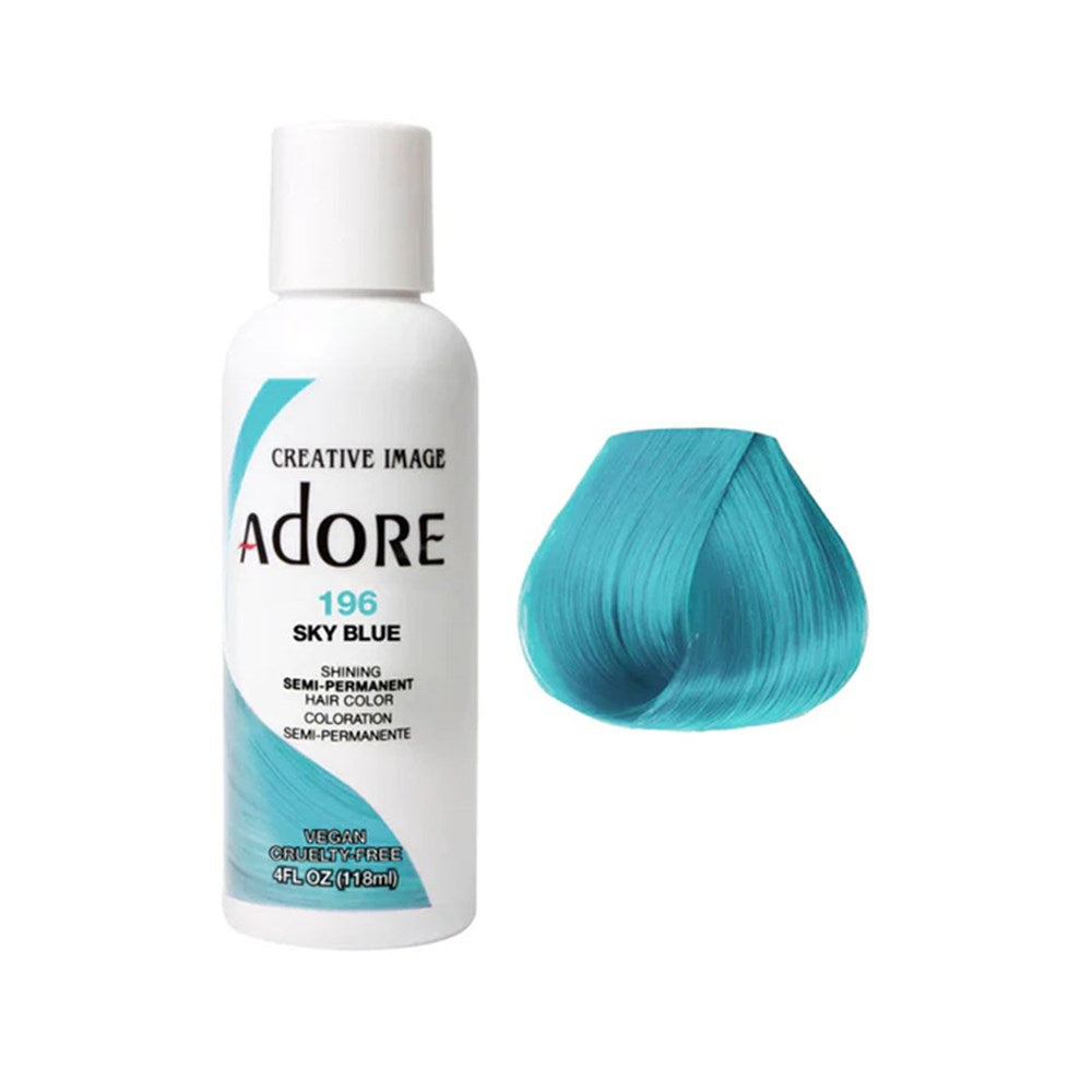 Adore Semi Permanent Color -  Sky Blue 196 118ml