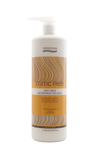 Natural Look Static Free Anti Frizz Reconstructive Mask 1 Litre
