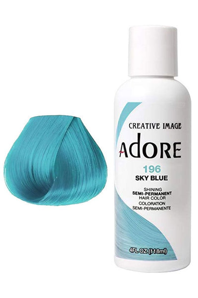 Adore Semi Permanent Color -  Sky Blue 196 118ml