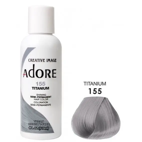Adore Semi Permanent Color -  Titanium 155 118ml