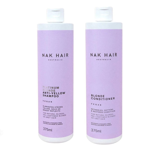 Nak Platinum Blonde Collection Duo Pack 375ml